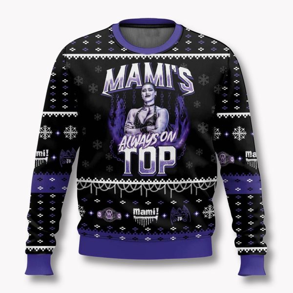 Rhea Ripley Mamis Always On Top Ugly Christmas Sweater