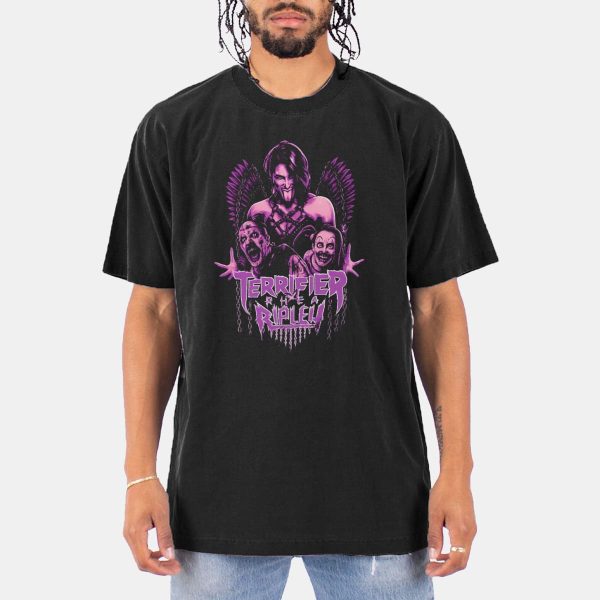 Rhea Ripley x Terrifier Halloween Shirt 3