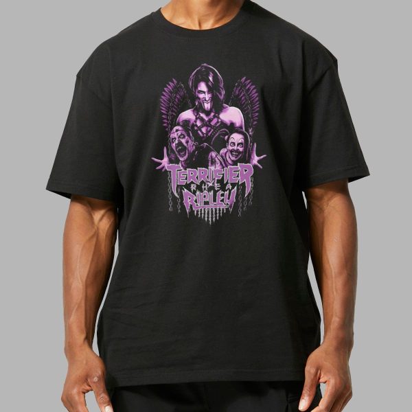 Rhea Ripley x Terrifier Halloween Shirt 4