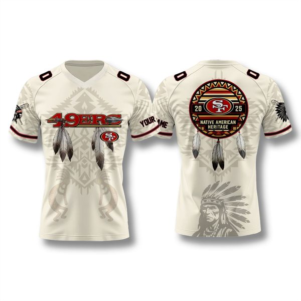 San Francisco 49ers x Native American Heritage Month Jersey 2025