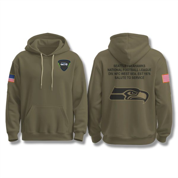 Seahawks Salute To Service 2025 Hoodie 1