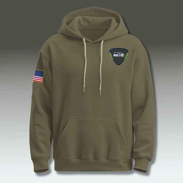 Seahawks Salute To Service 2025 Hoodie