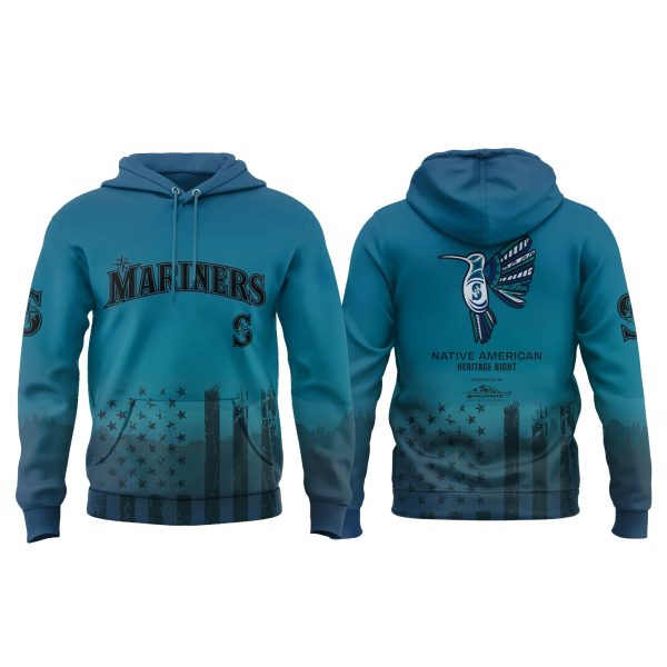 Seattle Mariners Native American Heritage 2025 Shirt Hoodie 1