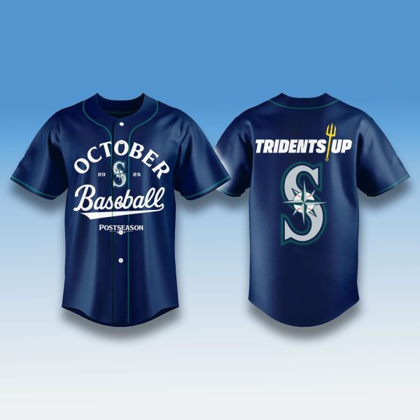 Seattle Mariners Postseason 2025 Tridents Up Jersey
