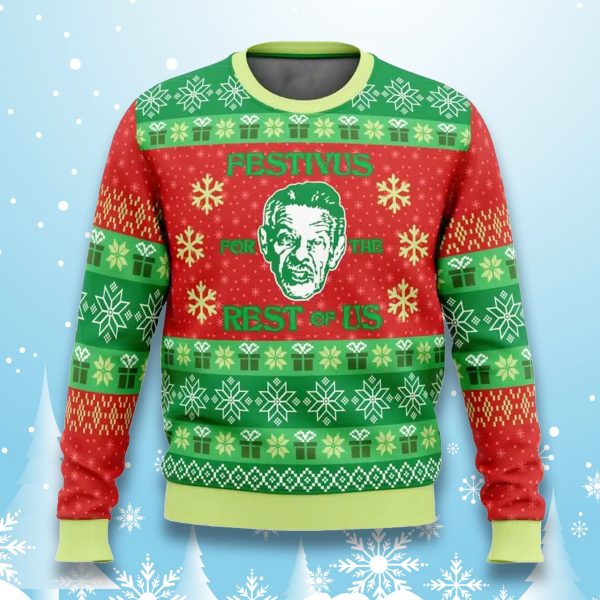 Seinfeld Festivus For The Rest of Us Christmas Ugly Sweater