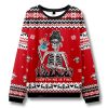 Skeleton Everything Is Fine Ugly Christmas Sweater 2