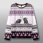 Smoking Rats Funny Ugly Christmas Sweater