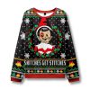 Snitches Get Stitches Ugly Christmas Sweater