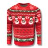 Snowman With Gun Ugly Christmas Sweater