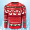 Snowman With Gun Ugly Christmas Sweater 2