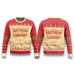 Southern Comfort Whiskey Christmas Ugly Sweater