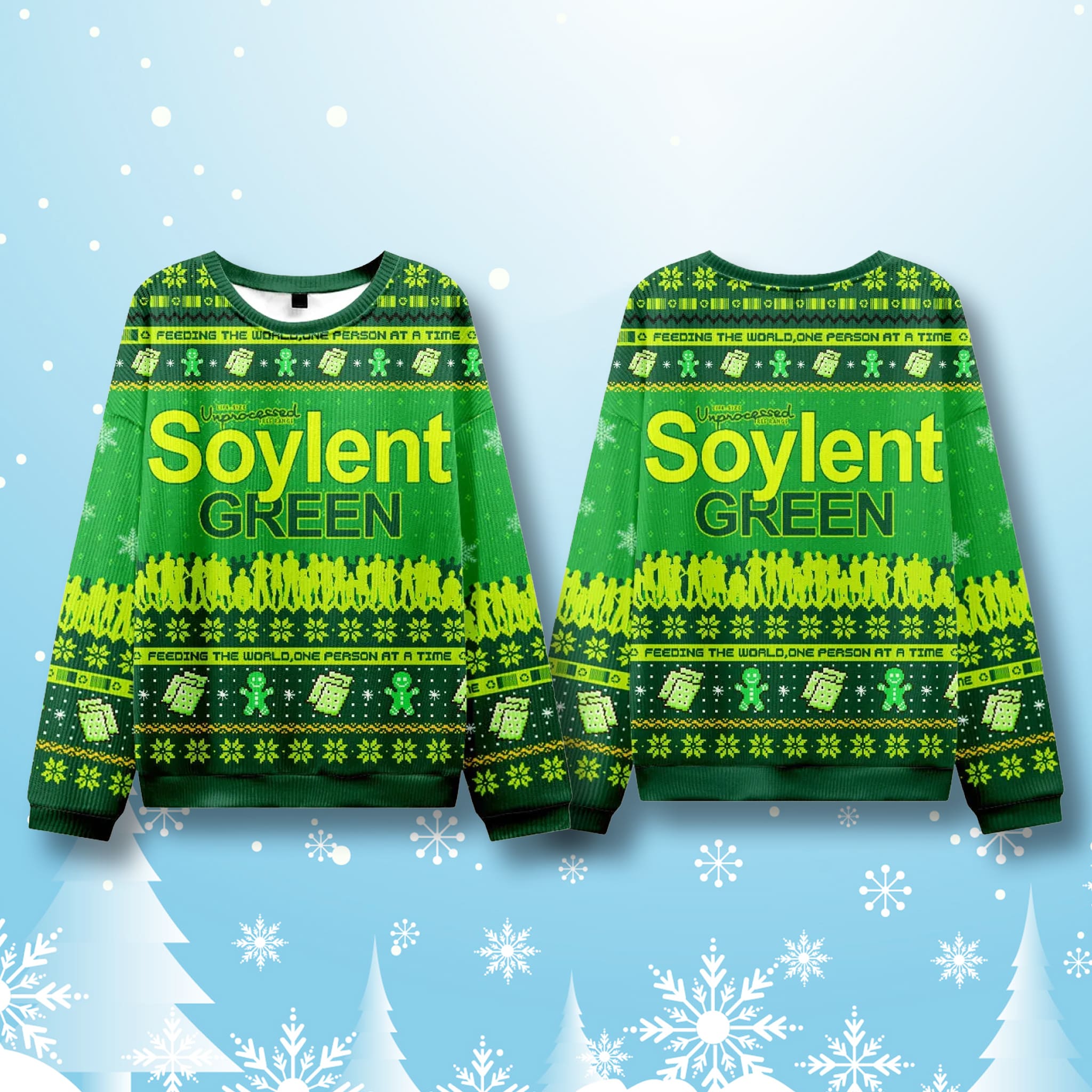 Soylent Green Ugly Christmas Sweater 1 Soylent Green Ugly Christmas Sweater 1