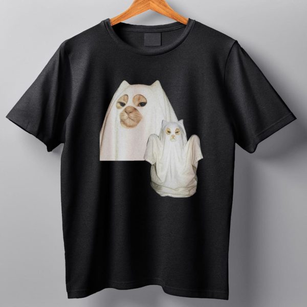 Spooky Cat Funny Halloween Shirt 4
