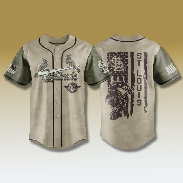 St Louis Cardinals Military Appreciation 2025 Jersey 1