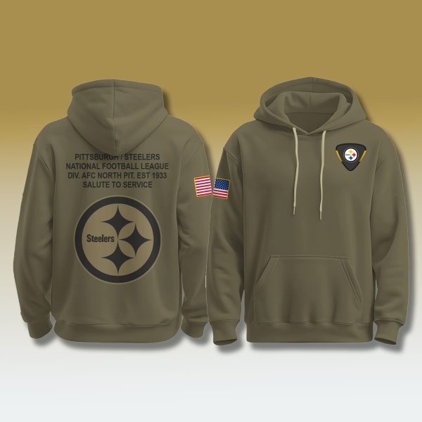 Steelers Salute To Service Military Hoodie 2025 1