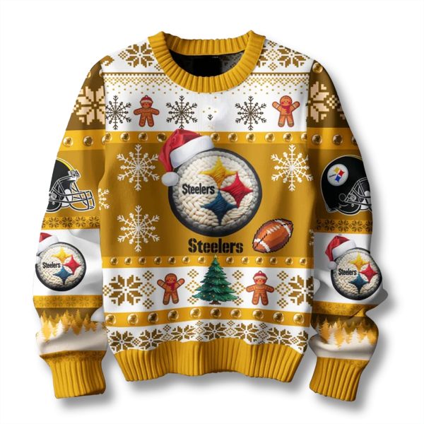 Steelers They Not Like Us Ugly Christmas Sweater 1