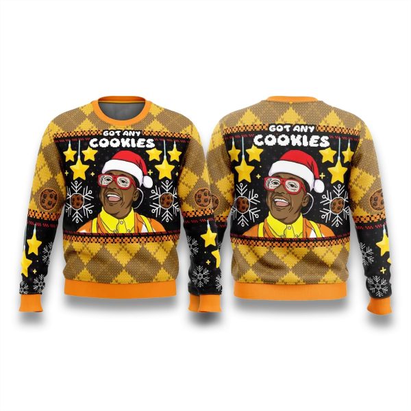 Steve Urkel Got any Cookies Christmas Ugly Sweater 1
