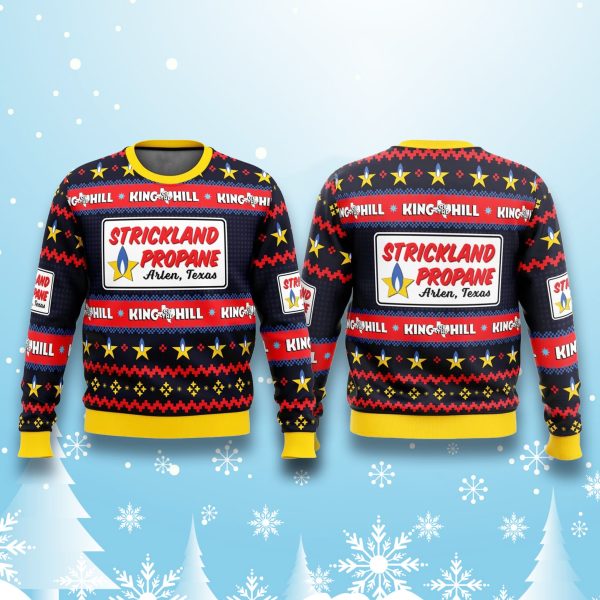 Strickland Propane King of The Hill Christmas Ugly Sweater 2