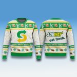 Subway Sandwich Ugly Christmas Sweater