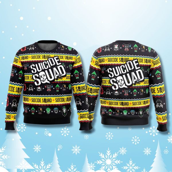 Suicide Squad DC Comics Ugly Christmas Sweater 1