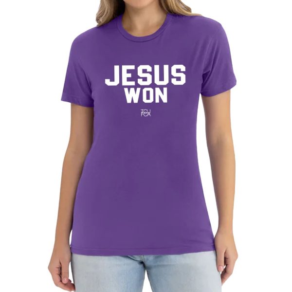 TCU Horned Frogs Jesus Won 2025 Shirt 3