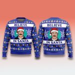 Ted Lasso Believe In Santa Ugly Christmas Sweater