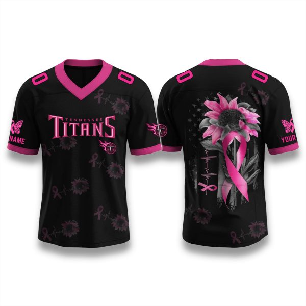 Tennessee Titans Breast Cancer Awareness Month 2025 Jersey 1