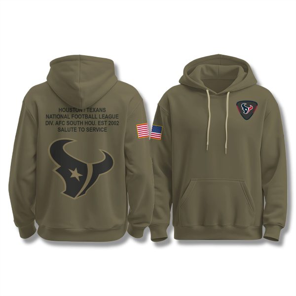 Texans Salute To Service Hoodie 2025