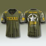 Texas Longhorns 250 US Army Birthday Jersey