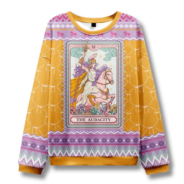 The Audacity Tarot Card Ugly Christmas Sweater 2