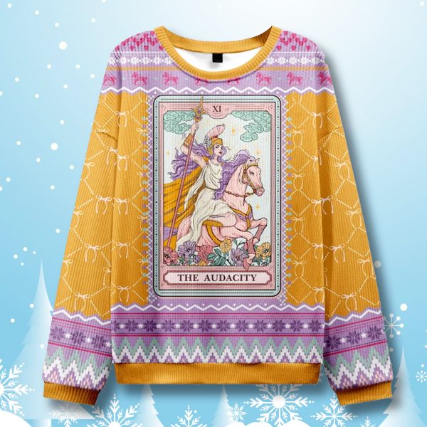 The Audacity Tarot Card Ugly Christmas Sweater