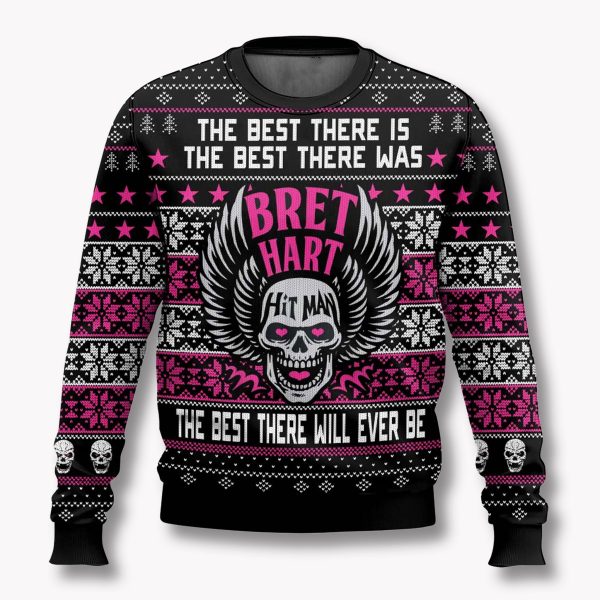 The Best There Will Ever Be Brett Hart Ugly Christmas Sweater 2