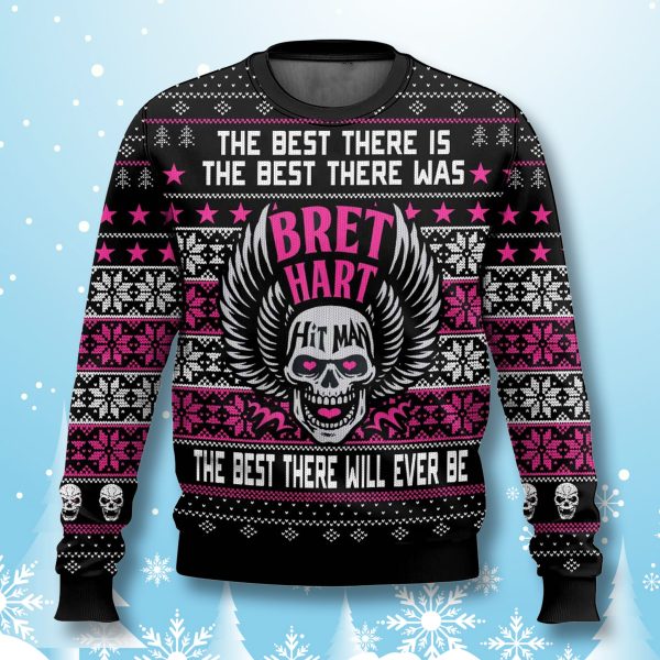 The Best There Will Ever Be Brett Hart Ugly Christmas Sweater