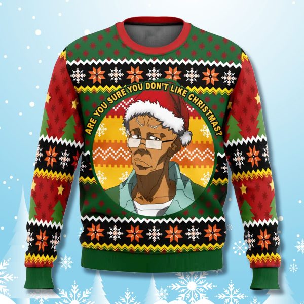 The Boondocks Robert Freeman Christmas Ugly Sweater