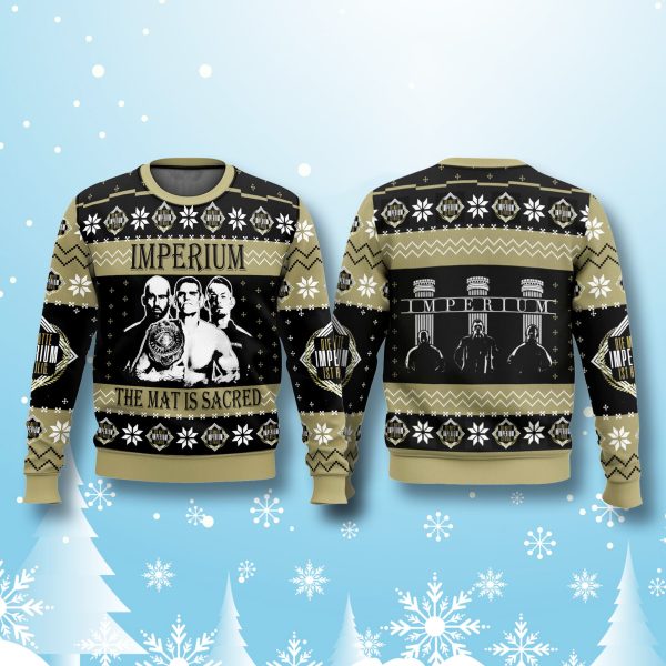 The Mat Is Sacred Imperium Gunther Ugly Christmas Sweater 1