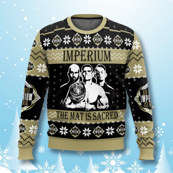 The Mat Is Sacred Imperium Gunther Ugly Christmas Sweater 2