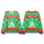 The Zero Of Fucks Tarot Ugly Christmas Sweater