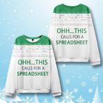 This Calls for a Spreadsheet Funny Excel Ugly Sweater