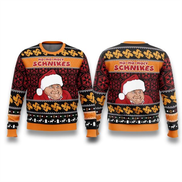 Tommy Boy Ho Ho Holy Schnikes Christmas Ugly Sweater 1