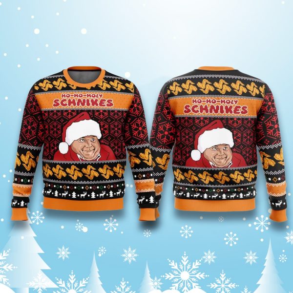 Tommy Boy Ho Ho Holy Schnikes Christmas Ugly Sweater 3