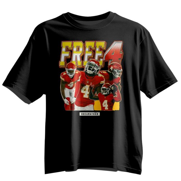 Travis Kelce Free 4 T Shirt 1