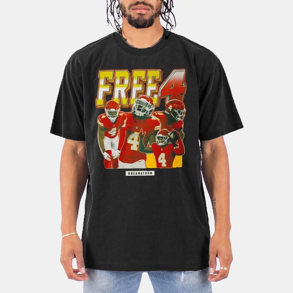Travis Kelce Free 4 T Shirt 4