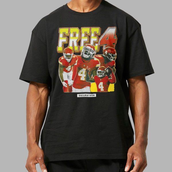 Travis Kelce Free 4 T Shirt