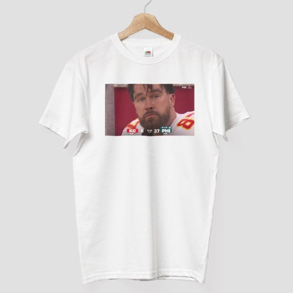 Travis Kelce In Tears When Losing To Eagles at Super Bowl Shirt 8