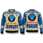 US Air Force Proudly Served Veterans Ugly Sweater