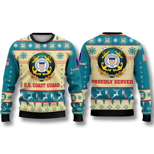 US Coast Guard Ugly Christmas Sweater 1