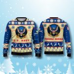 US Navy Proudly Served Ugly Christmas Sweater