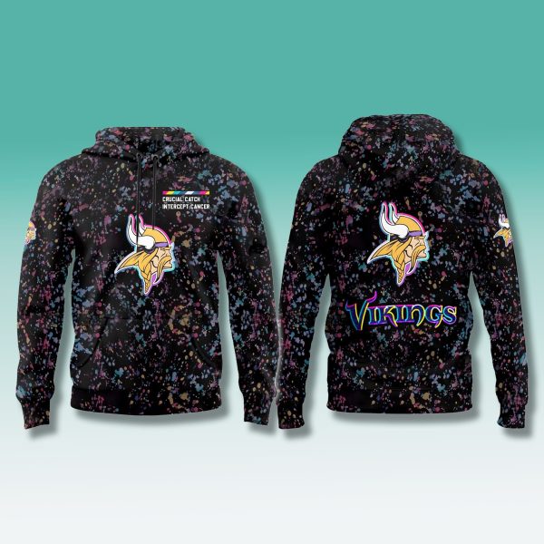 Vikings Crucial Catch Hoodie 2025 1