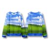 Vintage Windows XP Wallpaper Ugly Christmas Sweater 1