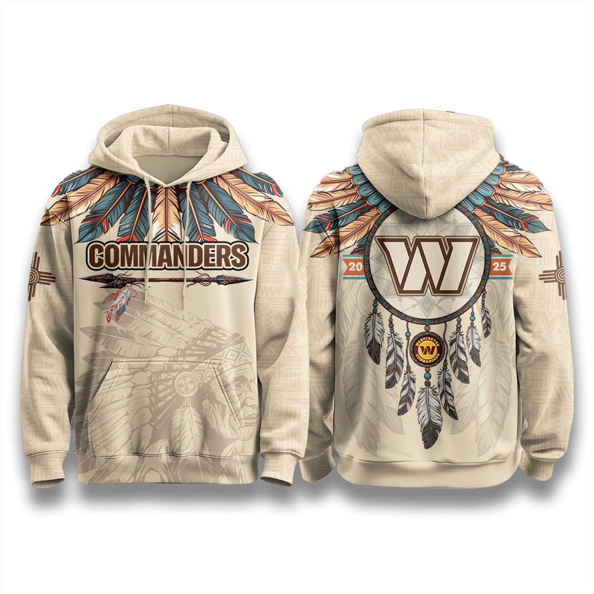 Washington Commanders Native American Heritage Month Hoodie 2025 1 Washington Commanders Native American Heritage Month Hoodie 2025 1